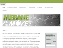 Tablet Screenshot of mebaneonthemove.org
